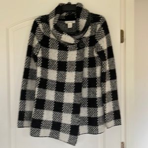 Professional looking jacket but with a cozy sweater feel.